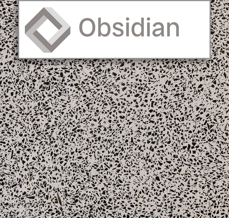 Hand Polished Cast Stone Obsidian