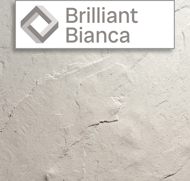 Textured Cast Stone Brilliant Bianca