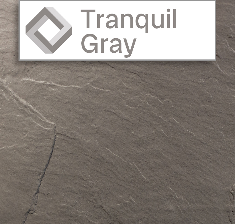 Textured Cast Stone Tranquil Gray